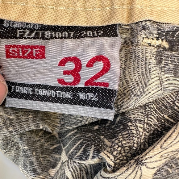 OCHENTA Men Loose Fit Cargo Shorts Pockets Utility Military Casual Khaki Tan 32 - Picture 5 of 9